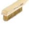 Forney Scratch Brush With Shoe Handle, Brass, 4 X 16 Rows 70519 - alternate 4